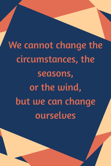 But We Can Change Ourselves