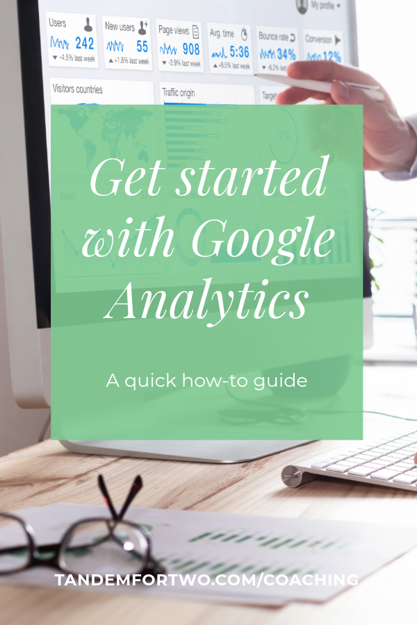 A quick guide to get started with Google Analytics