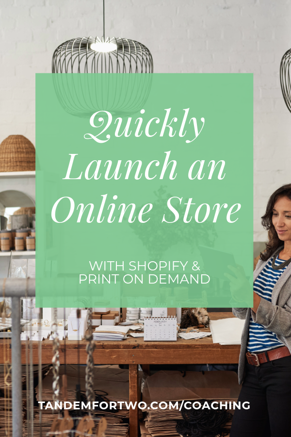 Quickly Launch an Online Store ﻿with Shopify & Print-On-Demand