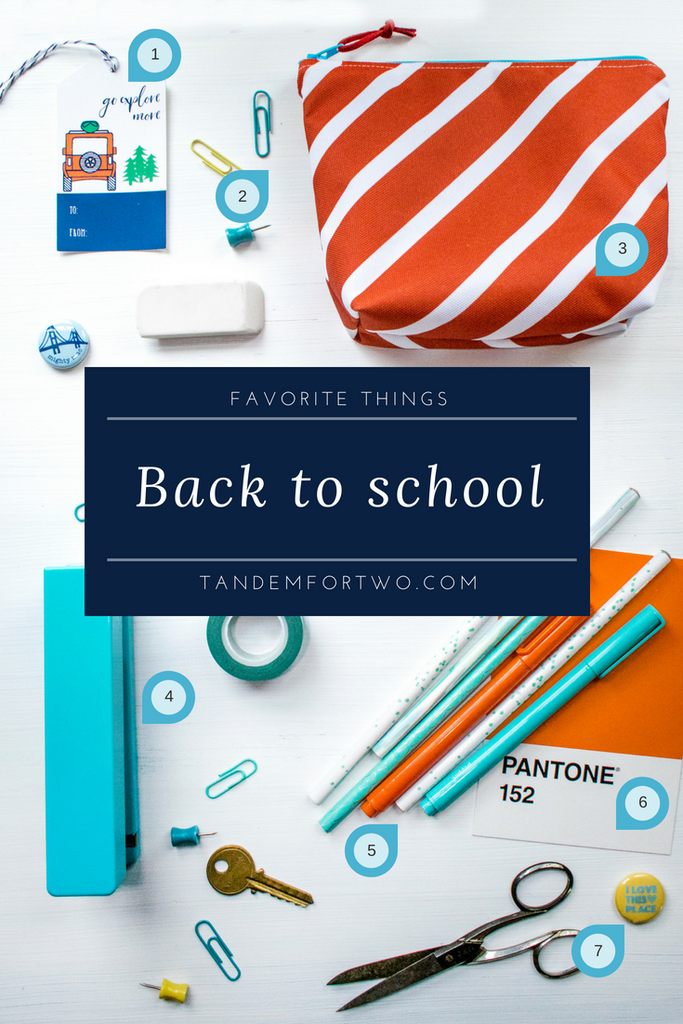 Favorite Things: Back to School - tandemfortwo.com