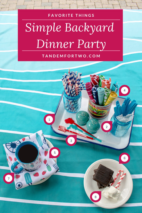 Simple Summer Dinner Party - Tandem For Two