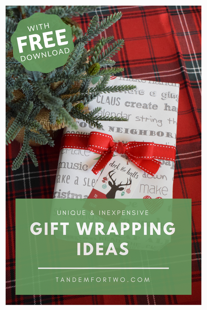 Unique and Inexpensive Gift Wrapping Ideas - Tandem For Two
