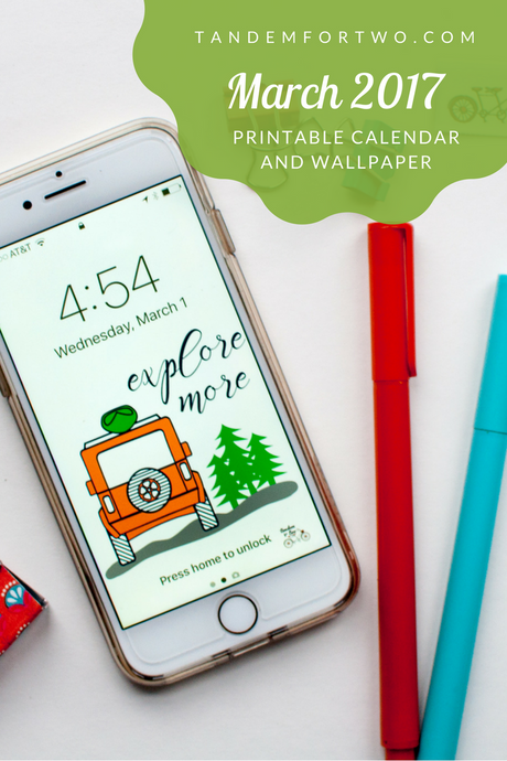 Freebie: March 2017 Calendar