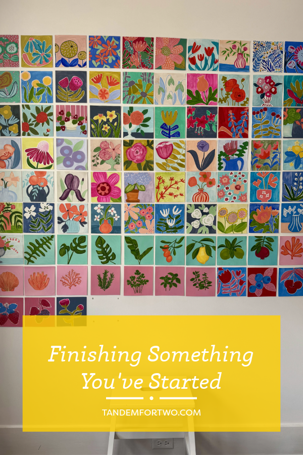 Finishing Something You Started