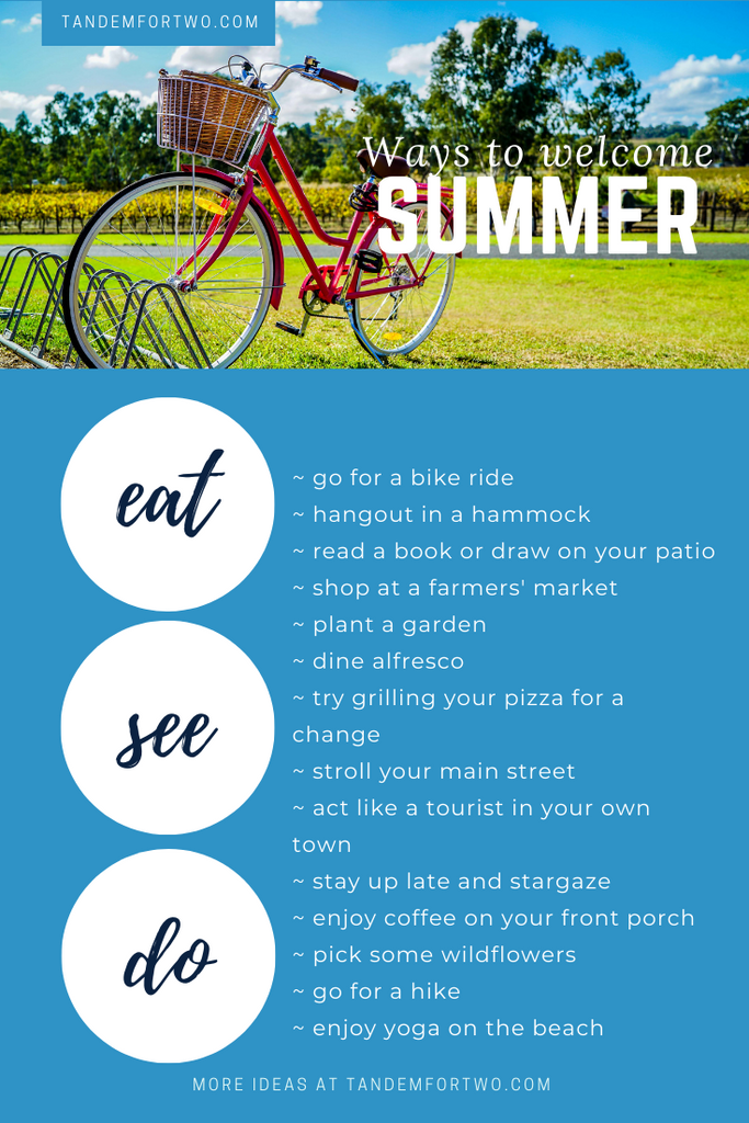 Ways to Welcome Summer