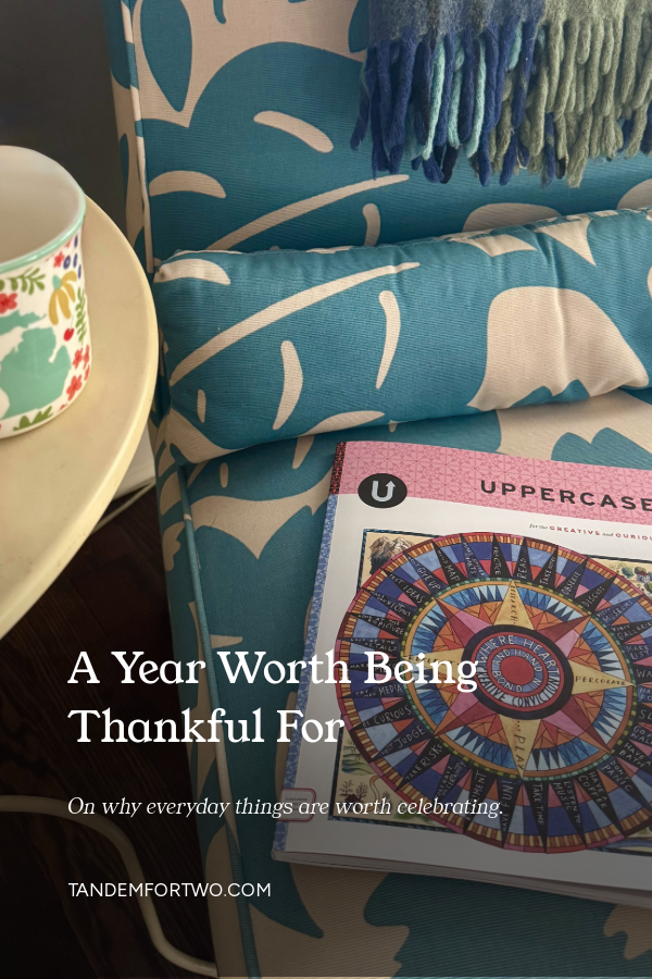 A Year Worth Being Thankful For, Tandem For Two