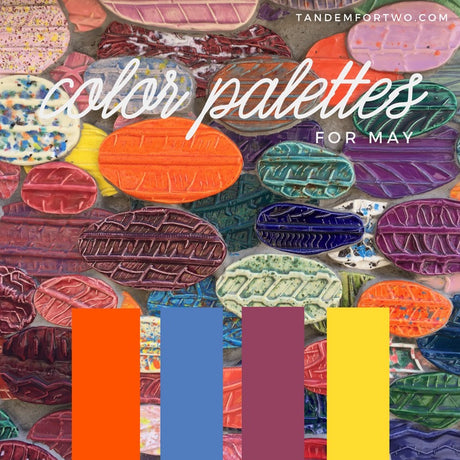 May Color Palettes from Tandem For Two