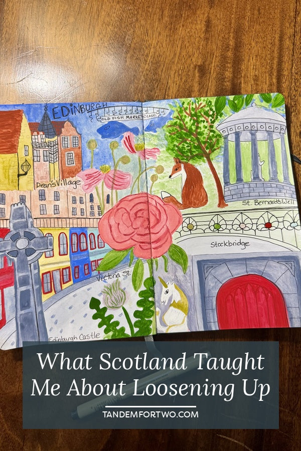 What Scotland Taught Me About Loosening Up - Tandem For Two blog header