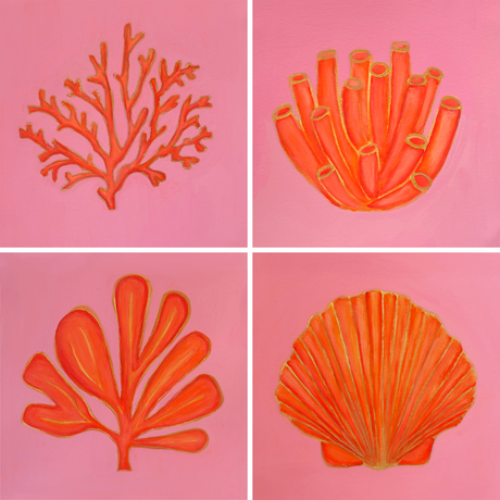 Pops of Coral