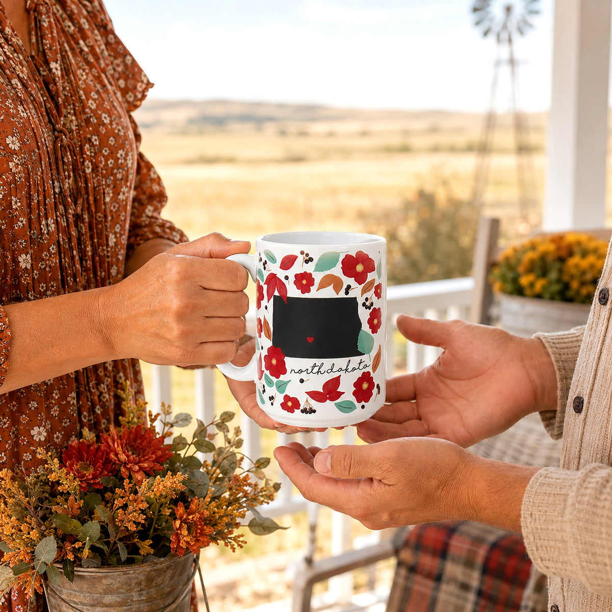 North Dakota - 15 oz Ceramic Mug