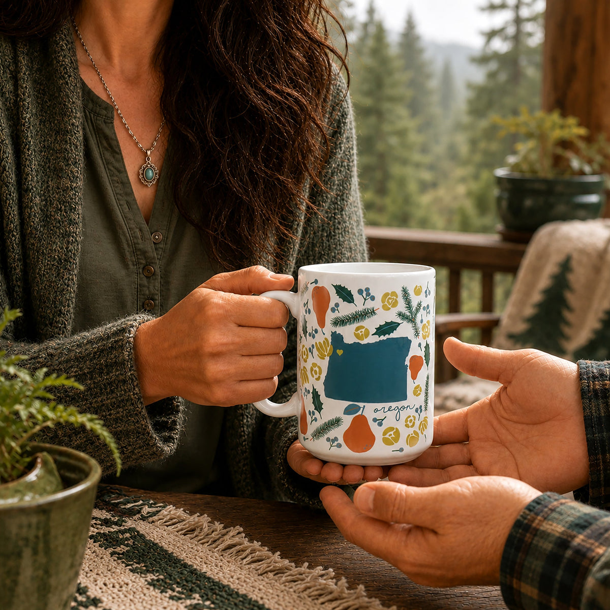 Oregon - 15 oz Ceramic Mug