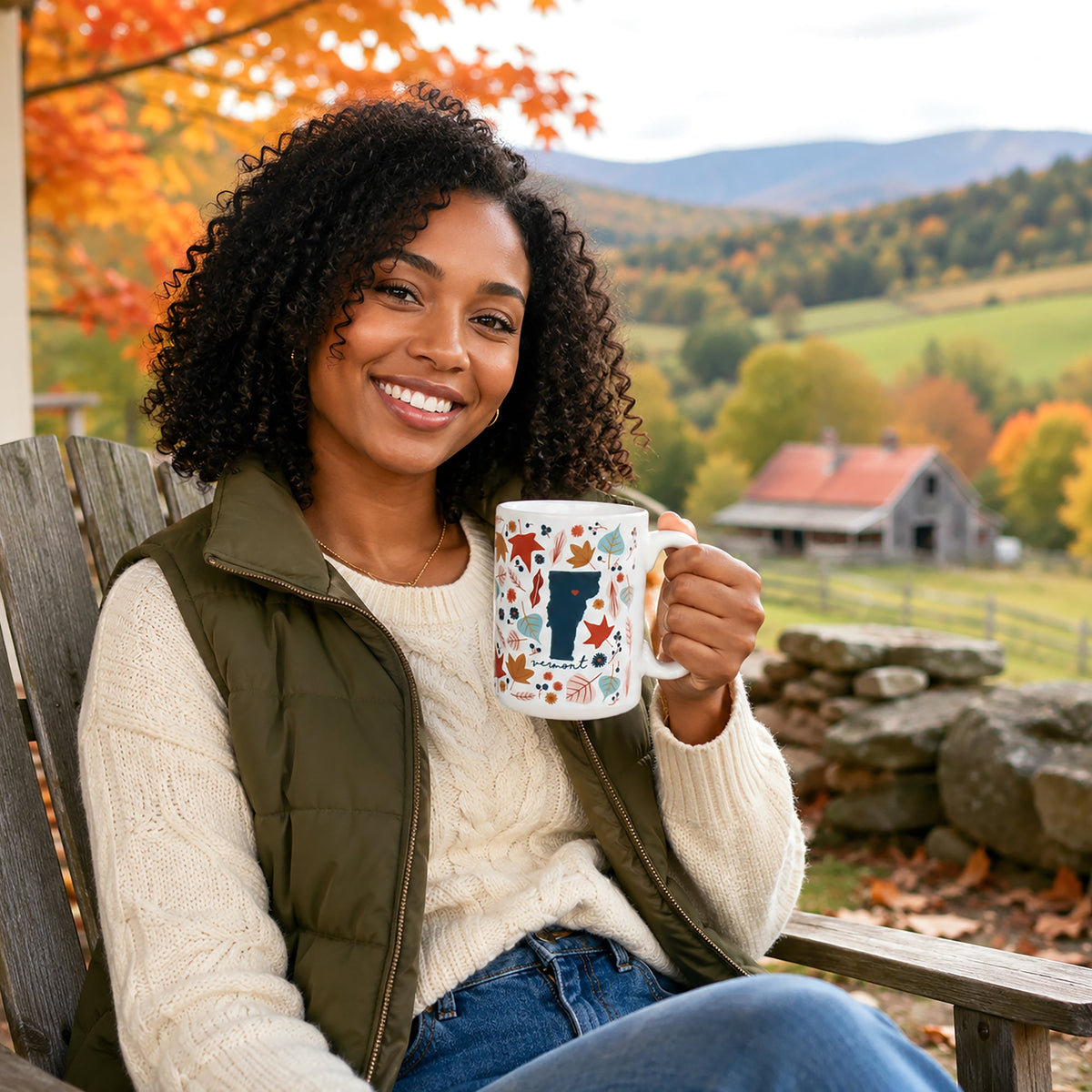 Vermont - 15 oz Ceramic Mug