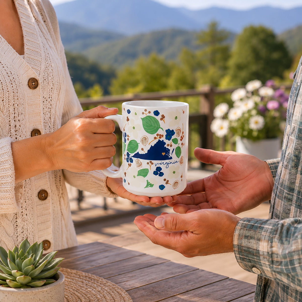 Virginia - 15 oz Ceramic Mug