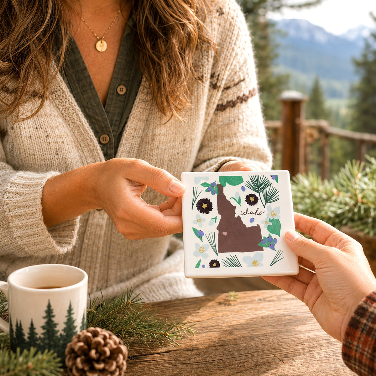 Idaho - Ceramic Coaster
