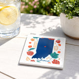 Indiana - Ceramic Coaster