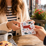 Massachusetts - Ceramic Coaster