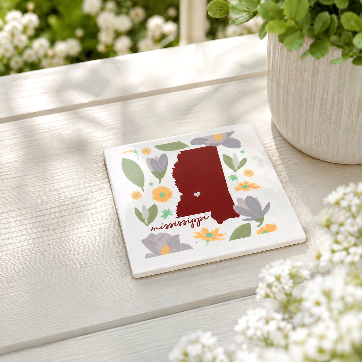 Mississippi - Ceramic Coaster