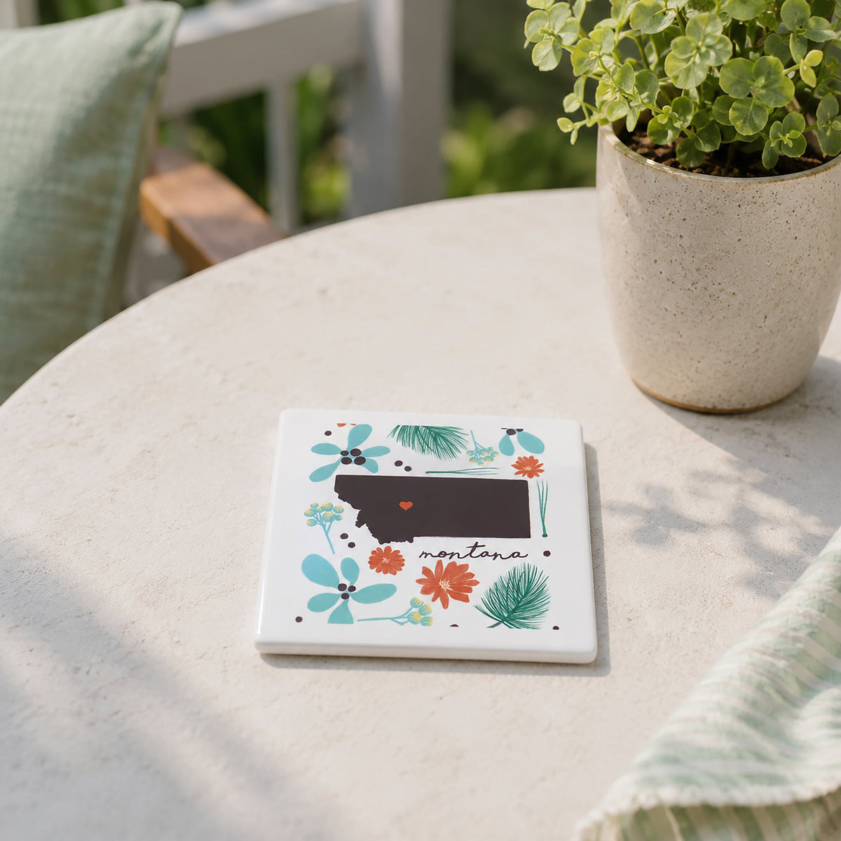 Montana - Ceramic Coaster