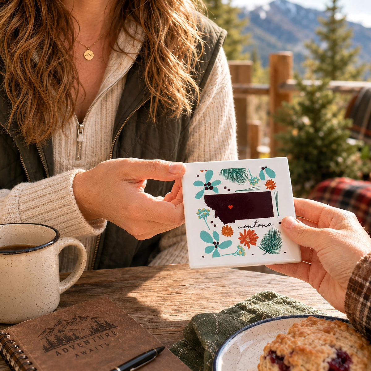 Montana - Ceramic Coaster