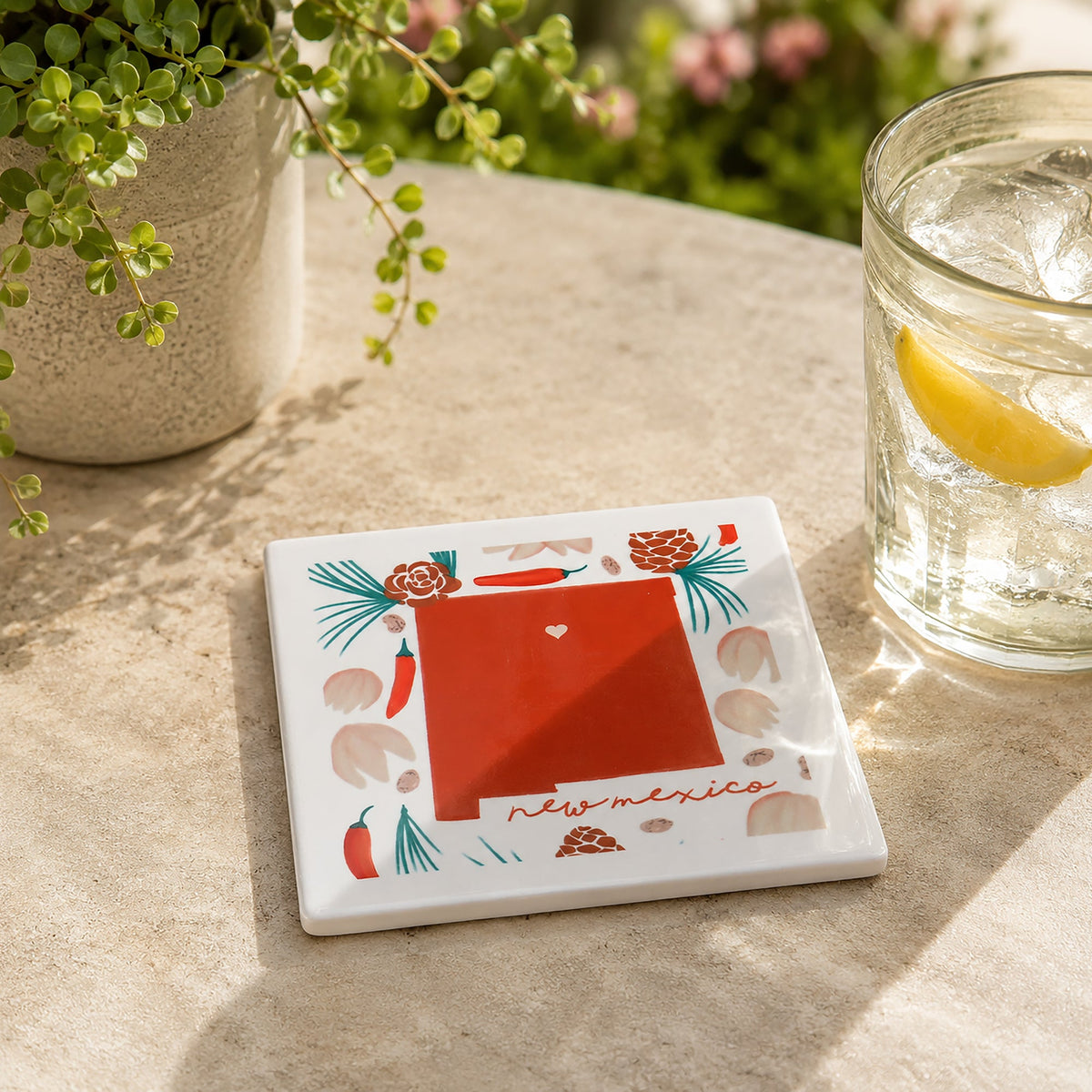 New Mexico - Ceramic Coaster
