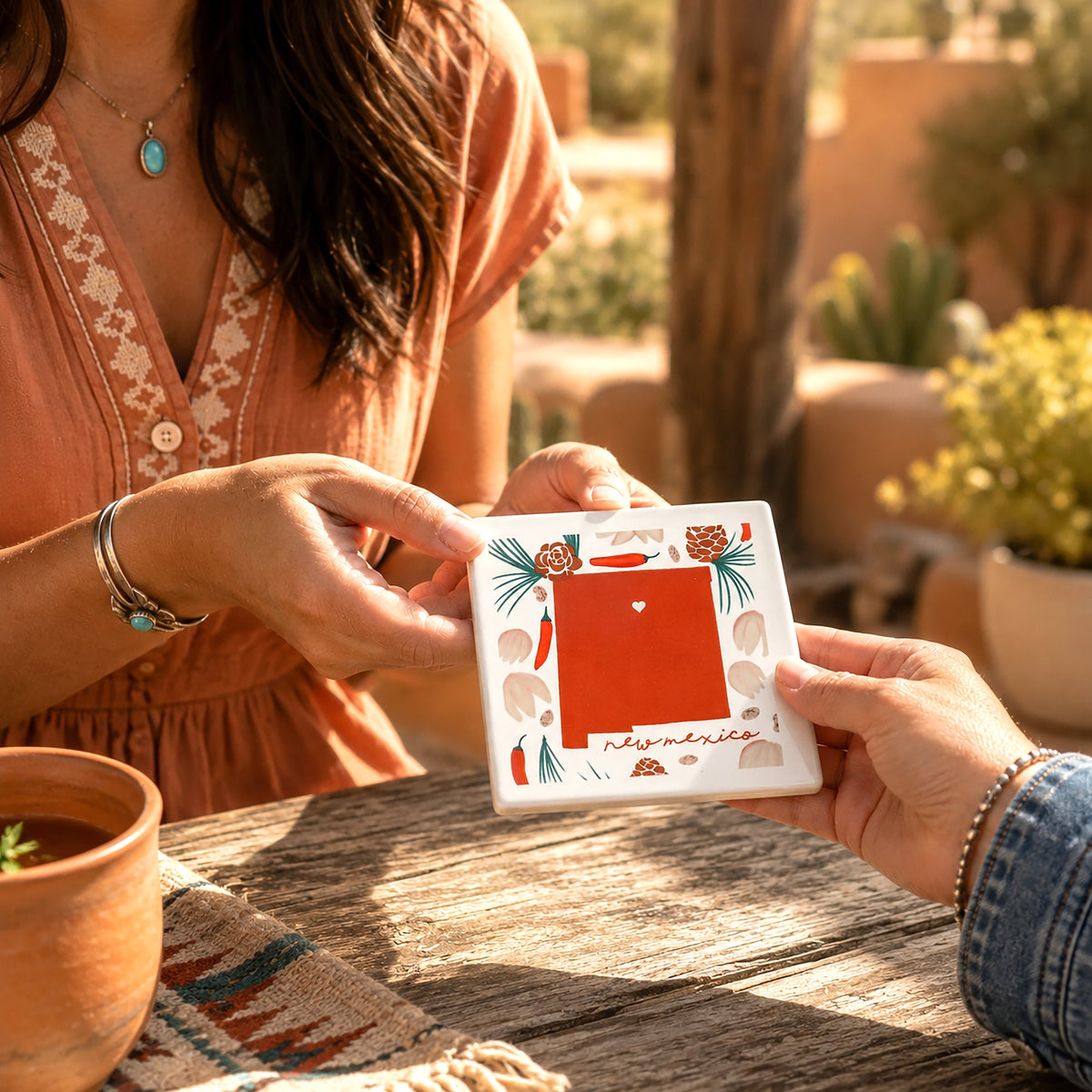 New Mexico - Ceramic Coaster
