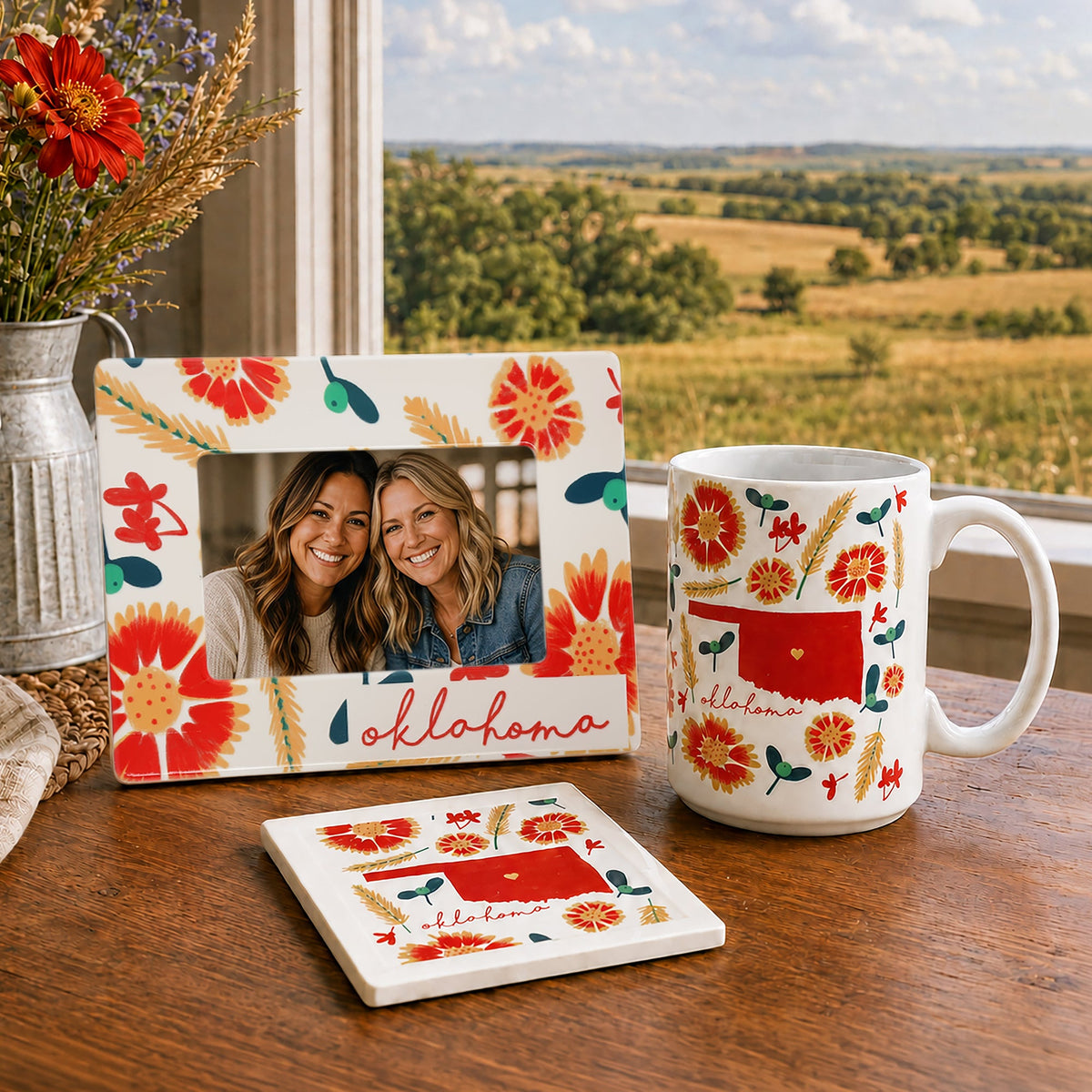 Oklahoma - Ceramic Coaster