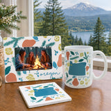 Oregon - Ceramic Coaster