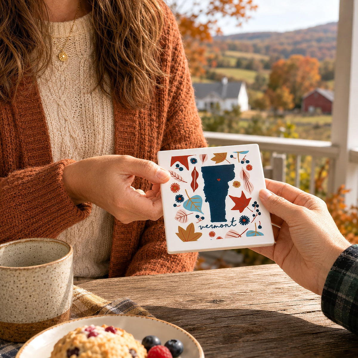 Vermont - Ceramic Coaster