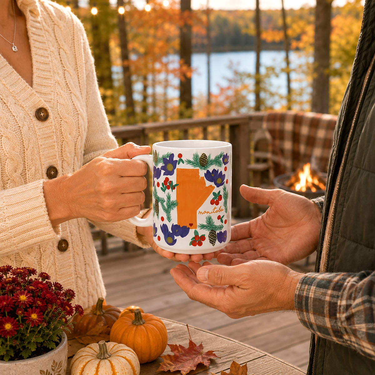 Manitoba - 15 oz Ceramic Mug