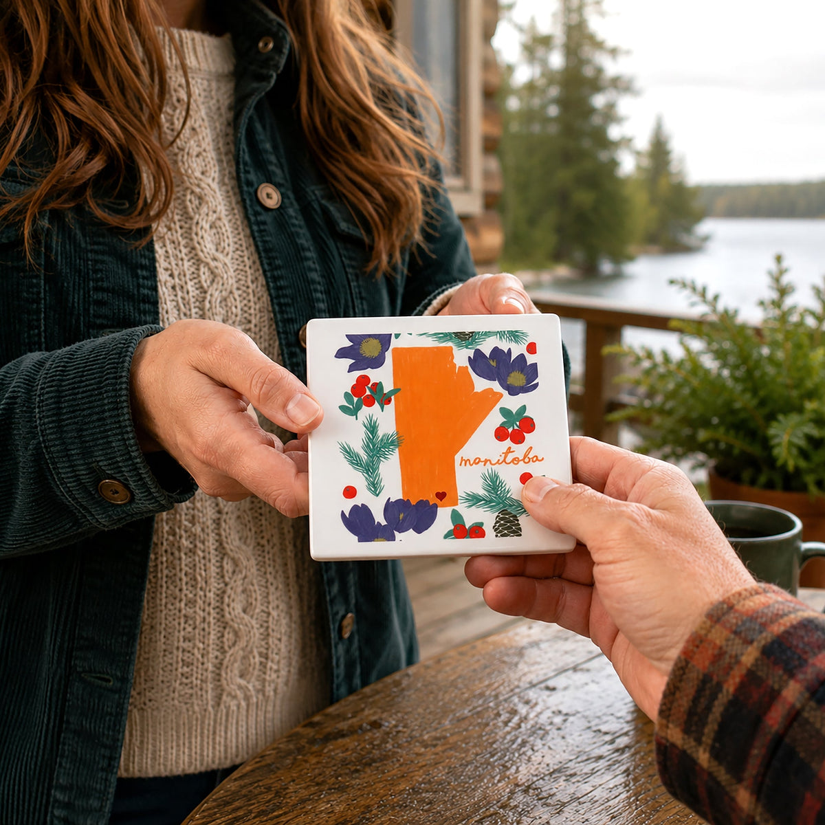 Manitoba - Ceramic Coaster