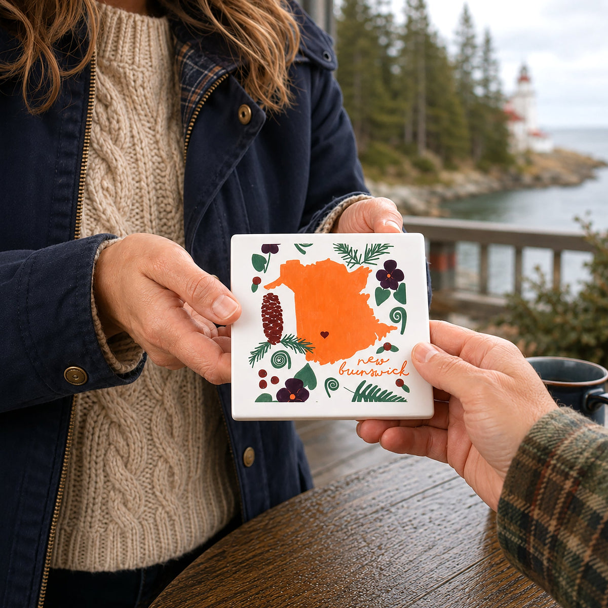New Brunswick - Ceramic Coaster