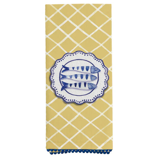 Amalfi Sardines Tea Towel