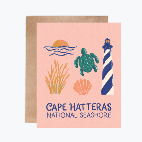 Greeting Card - Cape Hatteras Landmarks