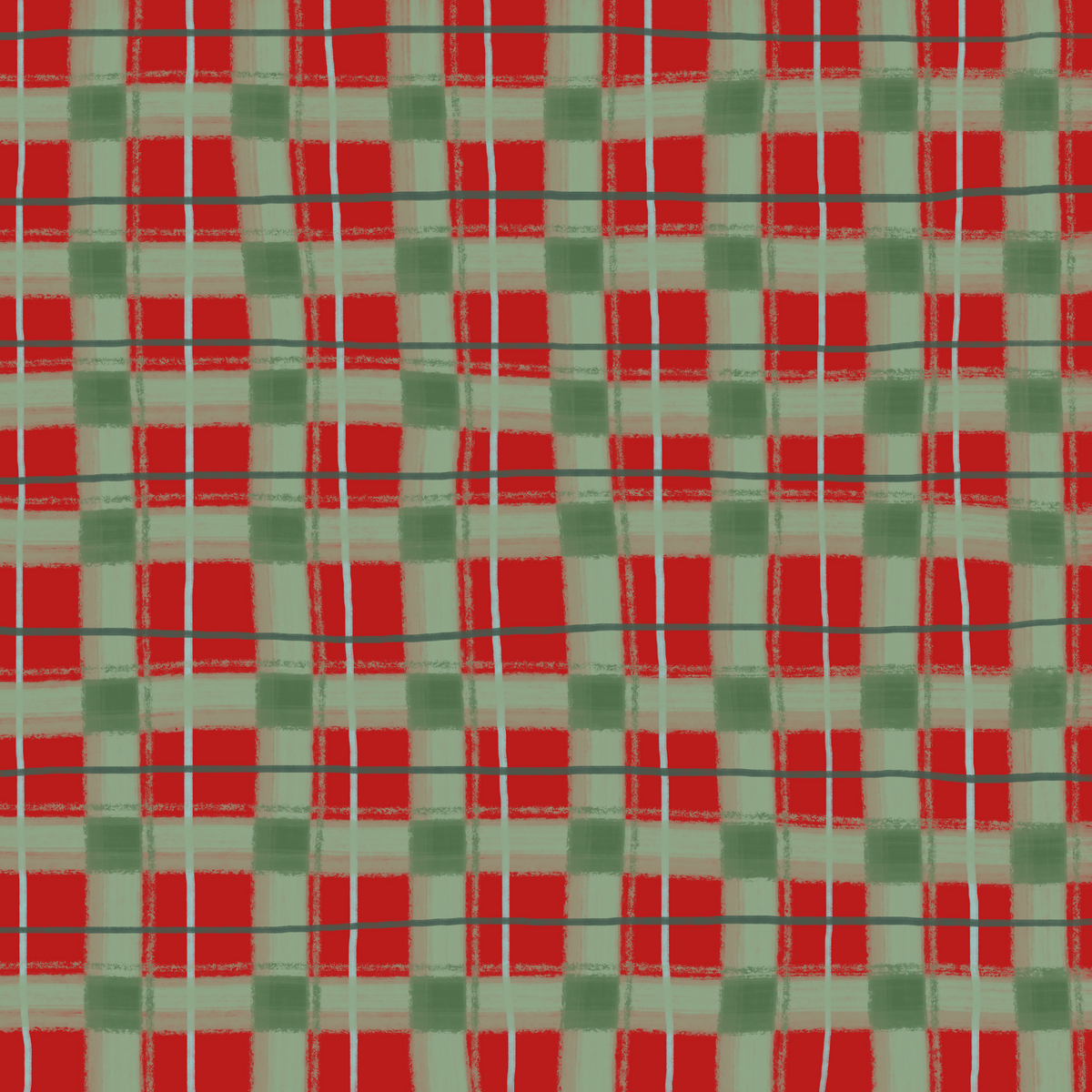 Christmas Tartan Red