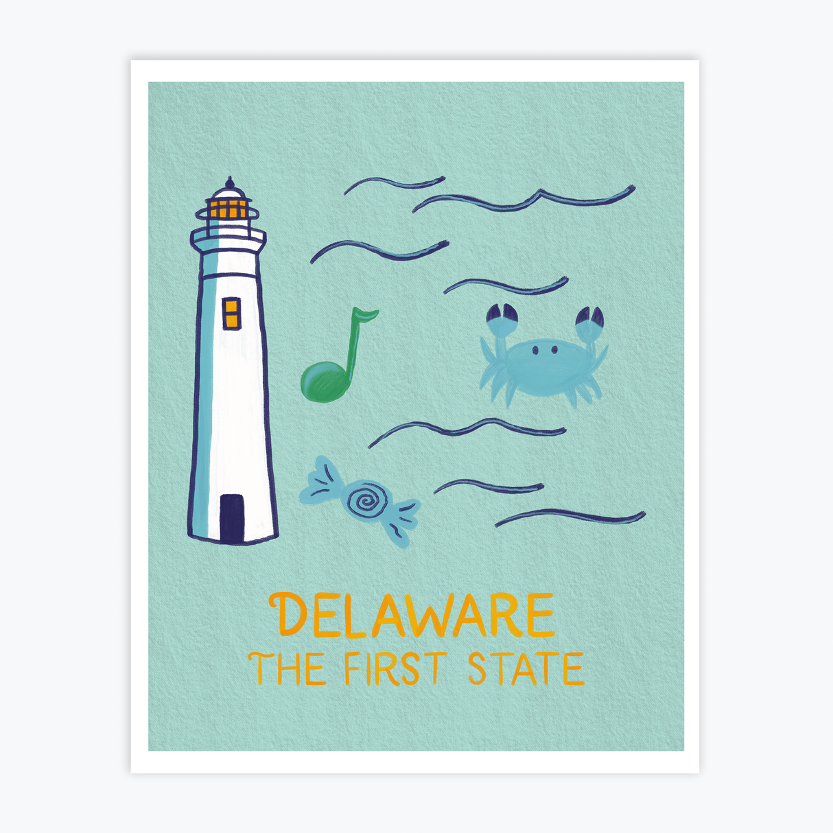 Art Print - Delaware Landmarks