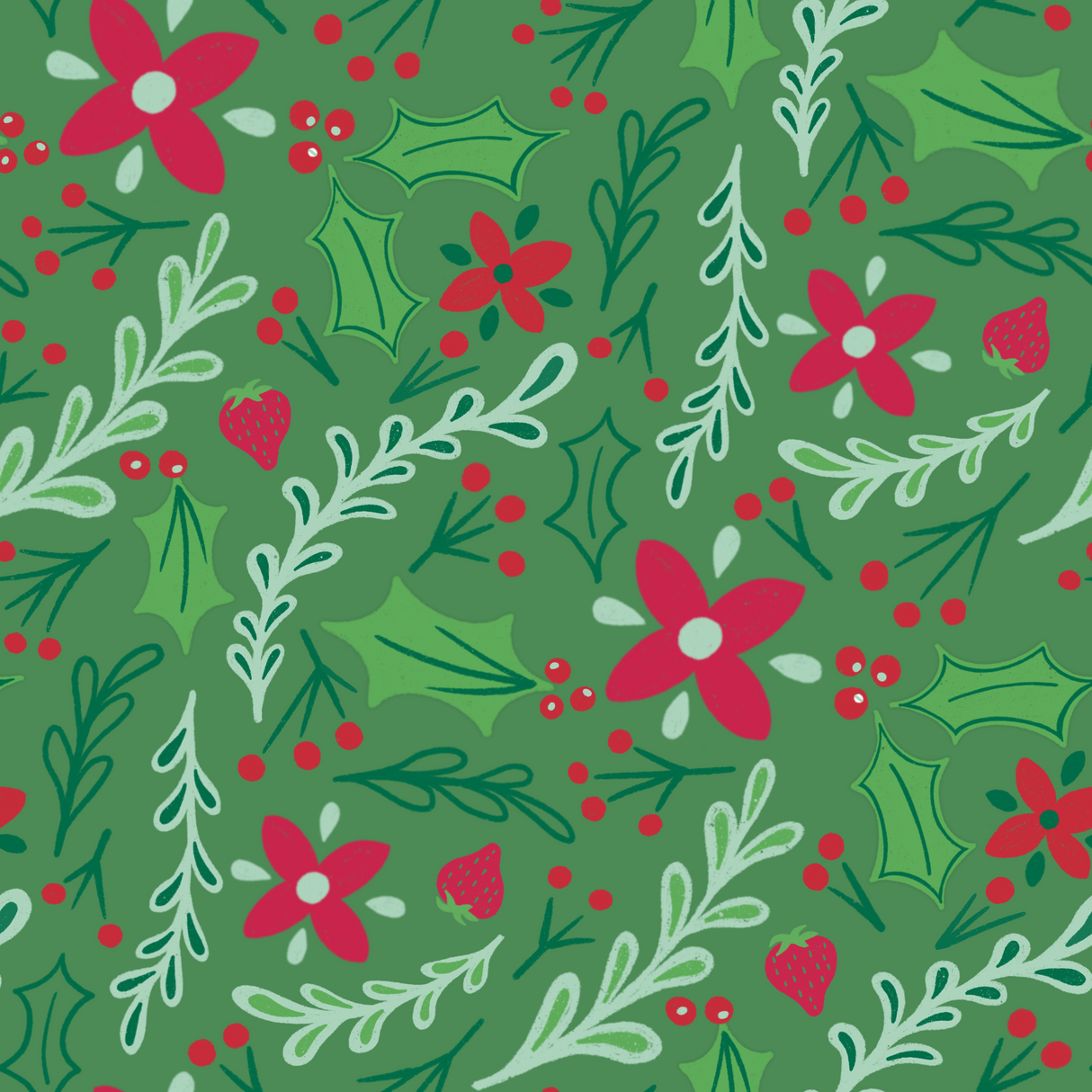 Christmas Tea Floral