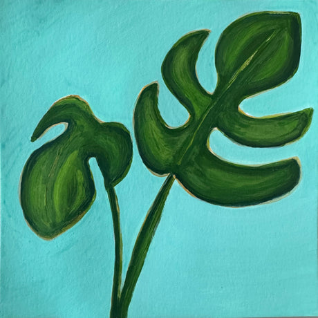 Framed Art Print - Emerald Philodendron
