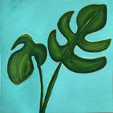 Framed Art Print - Emerald Philodendron