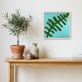 Framed Art Print - Emerald Fern mockup