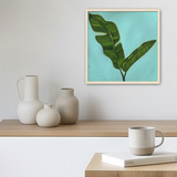 Framed Art Print - Emerald Palm mockup