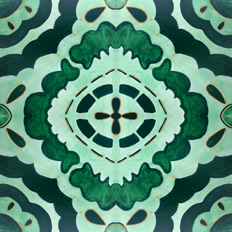 Evergreen Ripple Medallion