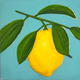 Framed Art Print - Fanciful Lemon