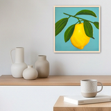 Framed Art Print - Fanciful Lemon mockup