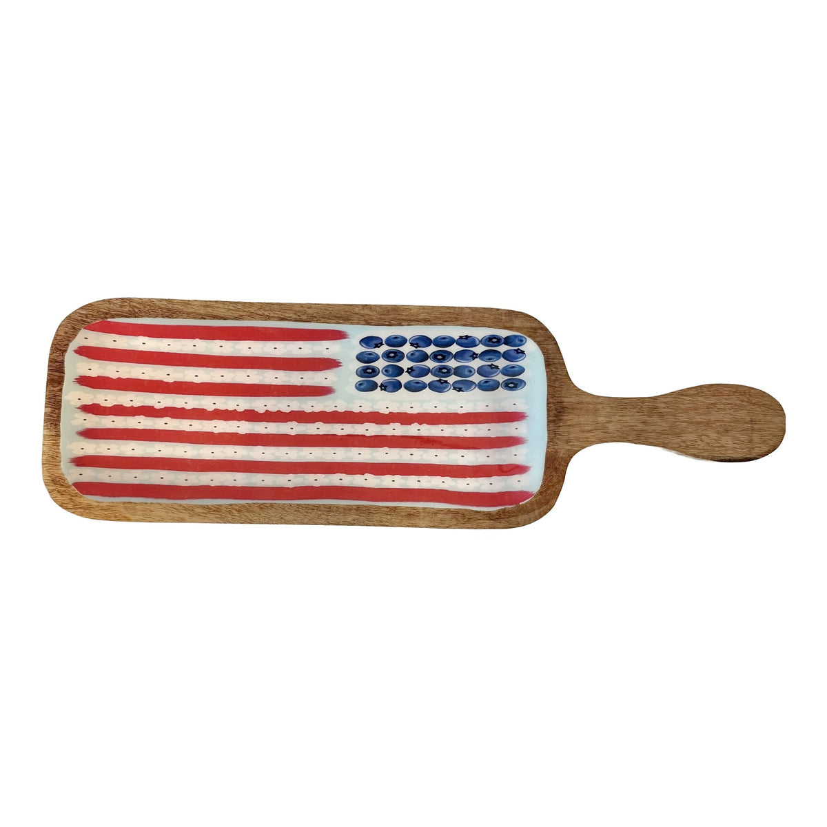 Enameled Flag Cheeseboard