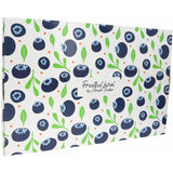 Fruitful Livin' - Blueberries 16.75" x 11" Glass Serving Tray