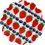 Fruitful Livin' - Strawberries 9.25" Glass Bowl