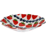 Fruitful Livin' - Strawberries 9.25" Glass Bowl