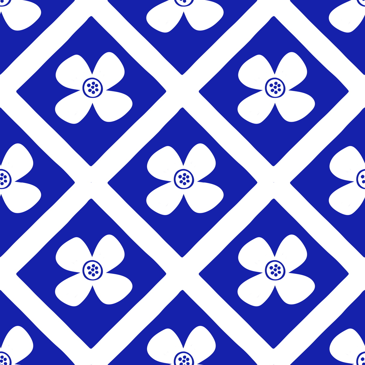Indigo Gingham