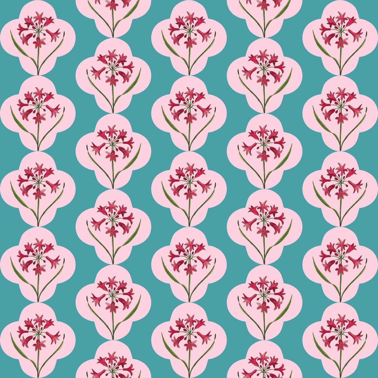 Lattice Bloom - Aqua