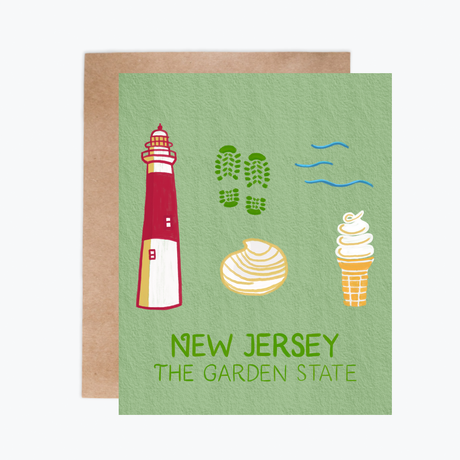 Greeting Card - New Jersey Landmarks